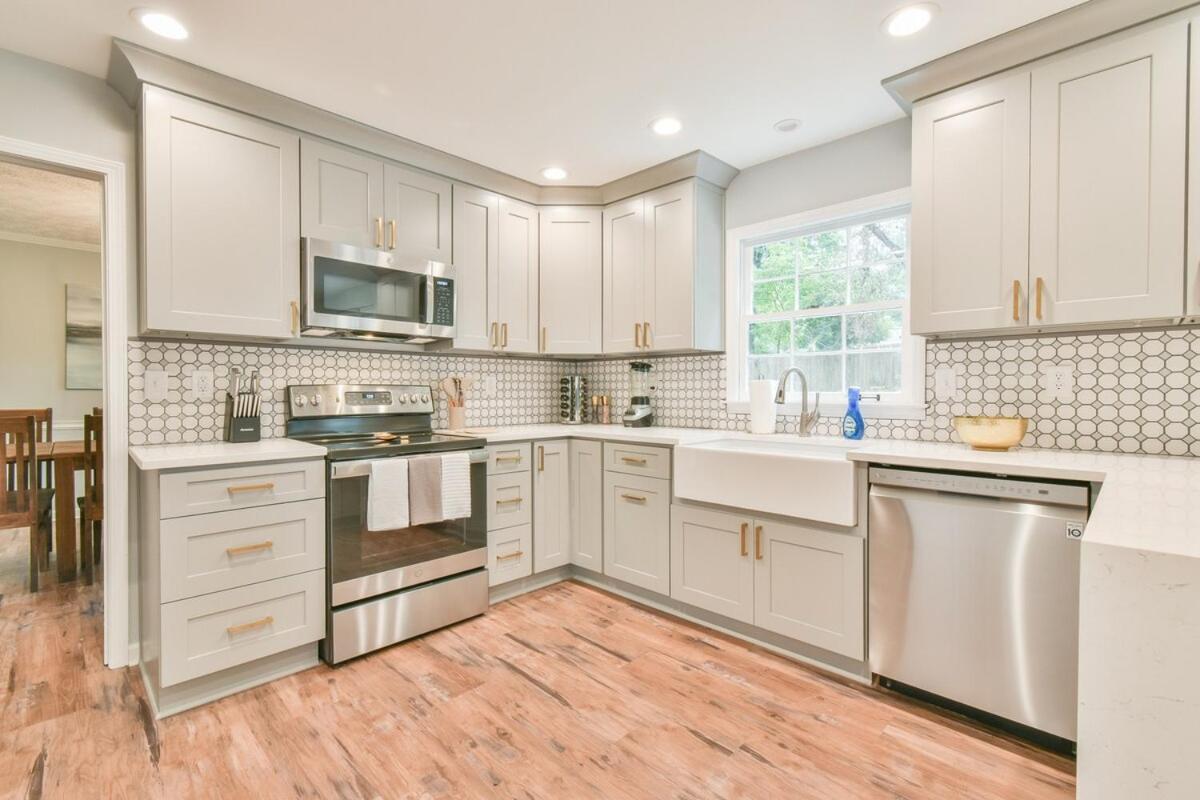 Cozy Home With Arcade, Ping Pong & Fenced Backyard Lawrenceville Eksteriør bilde